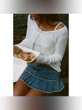 Brady Melville Athelia White Eyelet Top